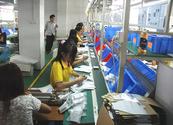 改造后生產現場