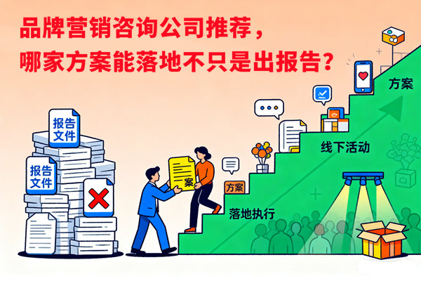 品牌營銷咨詢公司推薦，哪家方案能落地不只是出報告？