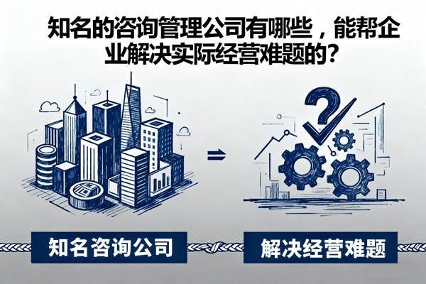 知名的咨詢管理公司有哪些，能幫企業解決實際經營難題的？