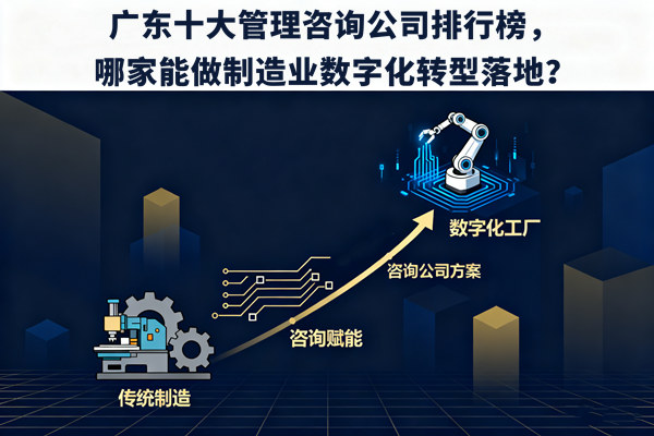 廣東十大管理咨詢公司排行榜，哪家能做制造業數字化轉型落地？
